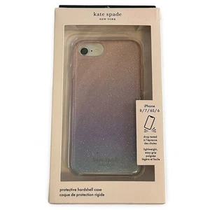 Kate Spade iPhone 8 / 7 / 6S / 6 Hülle Neu in OVP Designer Handyhülle Pastell Glitzer - Bild 1 von 3