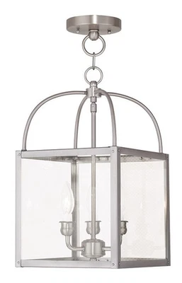 Livex Lighting 4037-91 Milford Mini Pendant Brushed Nickel - Image 1 of 4