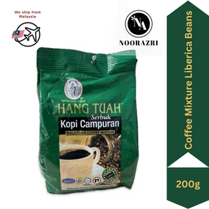 Hang Tuah Malaysische Kaffeemischung Liberica Bohnen grün Packung 200g - Bild 1 von 3