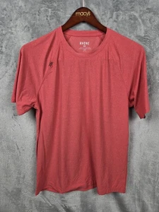 RHONE Shirt Mens L Red Short Sleeve Anti-Odor Reign Athletic Training  - Picture 1 of 11