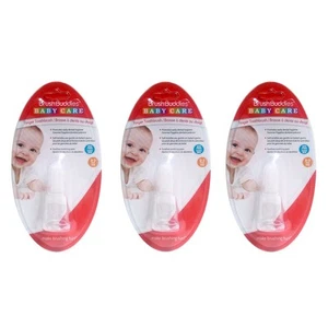 3x Brush Buddies Baby Care Fingerzahnbürste weiche Borsten Massagebürste 0-3 Mo - Bild 1 von 10