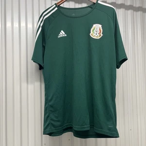 Adidas Mexico Soccer Home Jersey World Cup 2018 futbol green large football XL - Picture 1 of 7