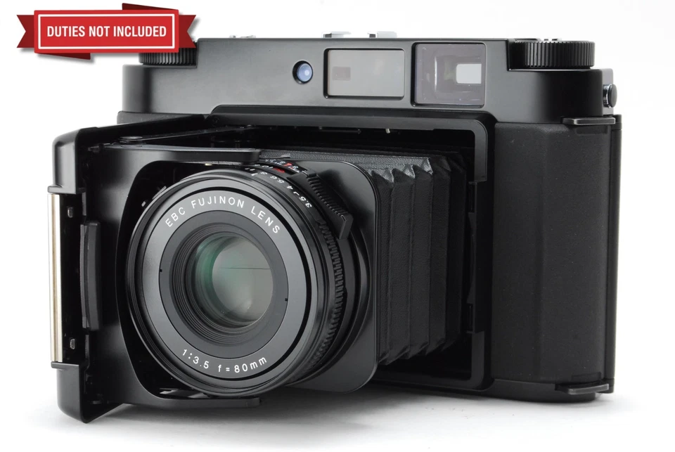 LEER!![Casi COMO NUEVA] Cámara fotográfica profesional Fuji Fuji Fujifilm GF670 negra de JAPÓN Foto 1 de 4