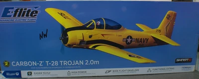 E-flite RC Airplane Carbon-Z T-28 Trojan 2.0m BNF Basic EFL013550 - Image 1 of 4