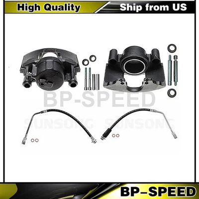 Pinza de freno delantera freno manguera hidráulica línea de freno para Chevrolet K1500 1994 Foto 1 de 4