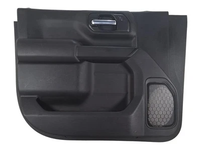 Chevrolet Silverado 1500 LH Front Door Trim Panel OEM 86580073 85026604 Black 20 - Image 1 of 4