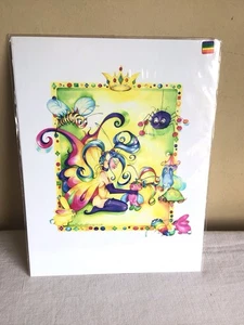 Nuevo Linda Biggs Arco Iris Hada Artista Fantasía Joya Corona Impresión Artística Original 2006 - Imagen 1 de 4