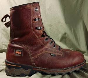 TIMBERLAND PRO HERREN 14M 8" BOONDOCK WASSERDICHT ARBEITSSTIEFEL BRAUN 1113A * A22116 - Bild 1 von 10