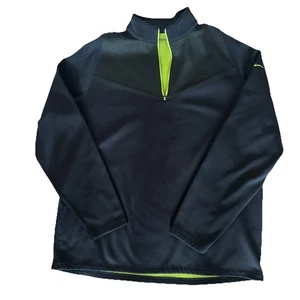 Chaqueta de Golf Nike Para Hombre 2XL Negra 1/4 Cremallera Pullover Dri-Fit Forrada Poliéster - Imagen 1 de 8
