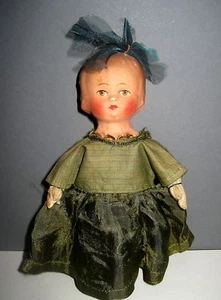 Mechanical Doll, Pappmaschee With Fabric Arms IN Front 1945 - Picture 1 of 1