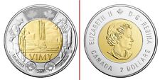 2017 2 $ BATTLE OF VIMY RIDGE WWI CANADA 🍁💲 Commemorative Dollar Coin Toonie