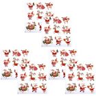  6 Pcs Embroidery Sewing Applique Santa Heat Transfer Stickers Printing Clothing