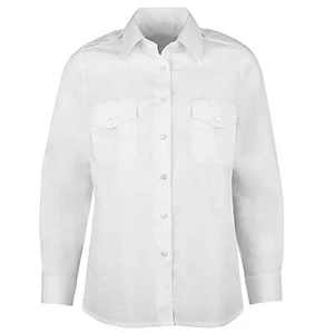 Ladies White Long Sleeve Shirt - Picture 1 of 2