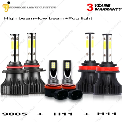 Kit combinado de bombillas antiniebla LED Hi Lo para Honda Accord Crosstour 2010 2011 Foto 1 de 4