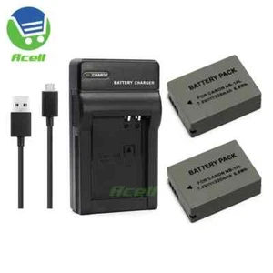 Cargador USB o batería NB-10L para cámara Canon PowerShot SX40 SX50 SX60 HS - Imagen 1 de 9