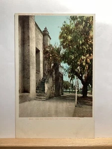 Old Stairway, San Gabriel Mission, CA - Vintage Postcard - Picture 1 of 3