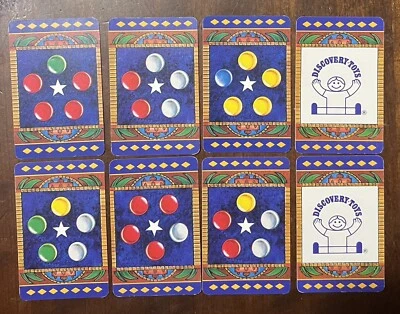 Bazaar Special Edition 1987 Game Replacement Parts: 6 “One star” Cards + 2 blank - Image 1 of 2