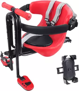 Kids Bike Seat, Front Mounted Bike Seat for Adult Bike,Bike Seat Kids for 1-6Yea - Picture 1 of 5