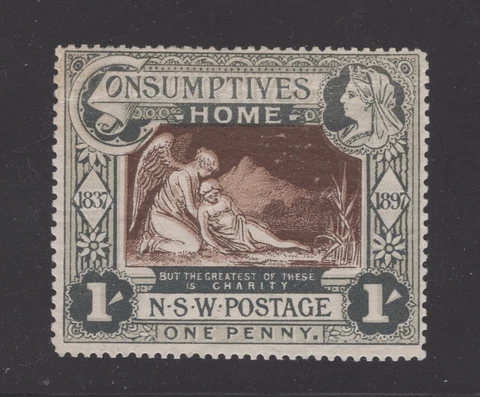 NSW Sc# B1 Semi Postal New South Wales - Australia Scarce Mint OG Charity Stamp Cover