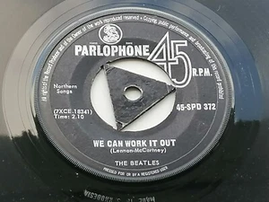 THE BEATLES 1965 SOUTH RHODESIAN 45 WE CAN WORK IT OUT DAY TRIPPER - Imagen 1 de 6