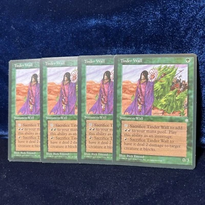 Tinder Wall Ice Age Pauper Legacy Magic the Gathering Card 4 - Image 1 of 4