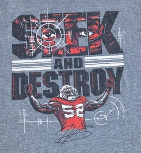 Pro Merch NFL Mens Sz Medium San Francisco 49ers Patrick Willis T-Shirt, Gray - Picture 1 of 10