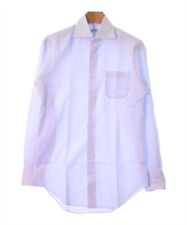 BARNEYS NEWYORK Casual Shirt WhitexBlue(Stripe Pattern) 2200444532077