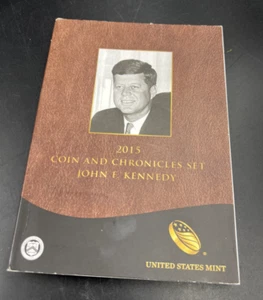 2015 Coin and Chronicles John F Kennedy JFK Set Coin & Medal OGP Used #A - Bild 1 von 8