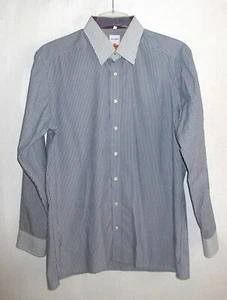 Olymp Luxor Slim Line Herren Hemd in blau/weiß gestreift Gr. 42 - Bild 1 von 2