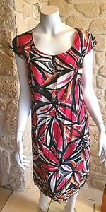 Robe multicouleur neuve taille 46 FR marque Steilmann étiquetée à 195€ (cm) - Imagen 1 de 4