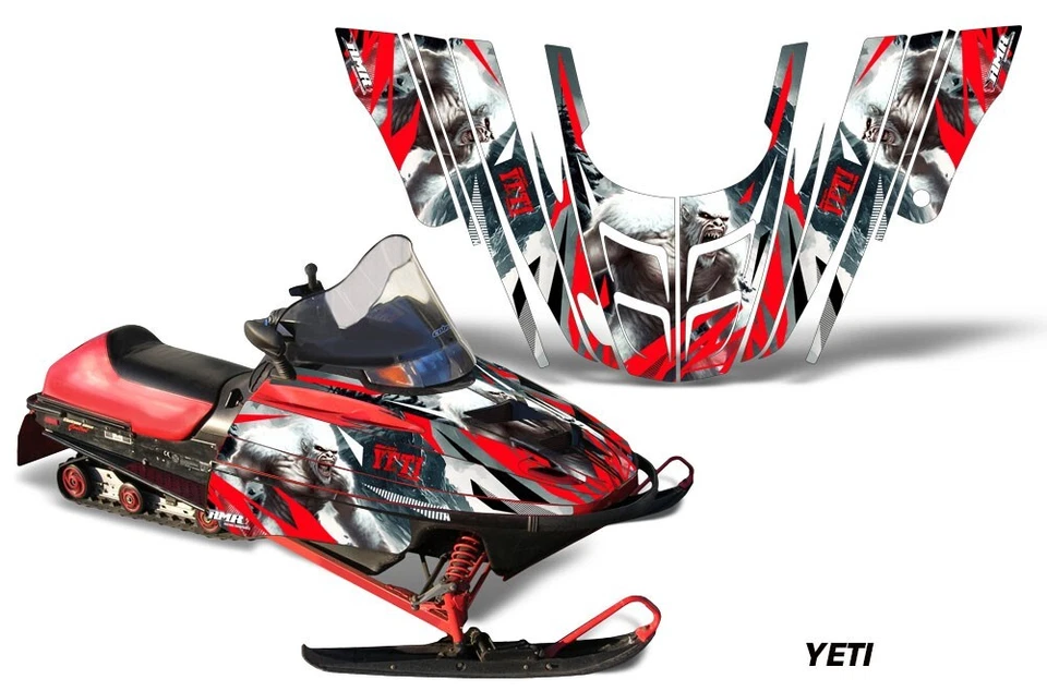Graphic Decals Stickers For Polaris 700XC, 800XCR, 600RMK 1999-2003 YETI R - Imagem 1 de 2