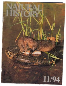 Natural History Magazine November 1994 River Otter Cover / The Soil's Breath - Bild 1 von 5