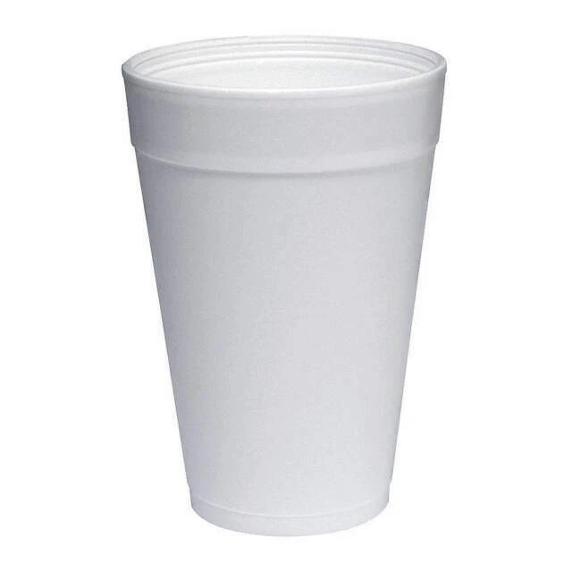 Dart Foam Drink Cups, 32oz, White, 25/Bag, 20 Bags/Carton - (DCC32TJ32)