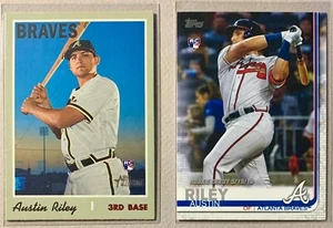 Austin Riley 2019 Rookie Card RC Lot 2X Topps & Heritage Braves - Bild 1 von 2