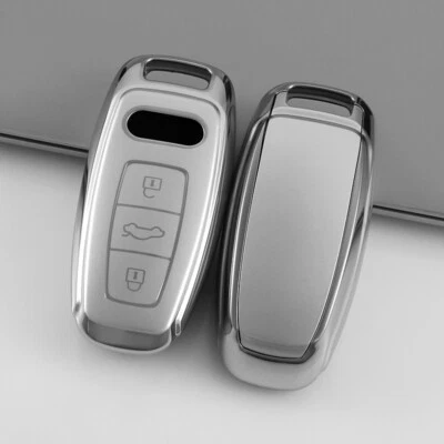 Funda Llavero Coche TPU Suave Mando a Distancia para Audi A3 S3 A6 A7 A8 Q7 Q8 2019-2022 Foto 1 de 4