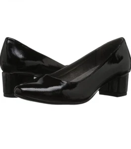 Brand New A2 by Aerosoles Notepad Dress Heels Patent Black Womens Size 6 - Picture 1 of 12