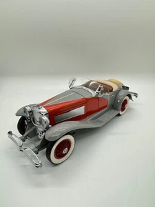 Danbury Mint 1935 Duesenberg SSJ Speedster 1:24 Scale Die-cast W/Box Gray Red - Picture 1 of 6