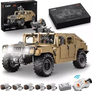 CaDA 1:8 Scale Model Humvee Off Road RC Car (Non-Motorized) Brick Building Set - Picture 1 of 24