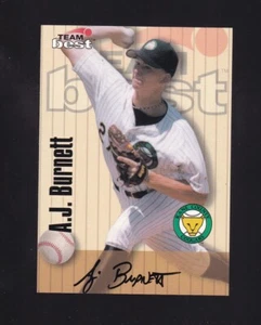 1998 Team Best A.J. Burnett Autograph Kane County Cougars - Picture 1 of 2