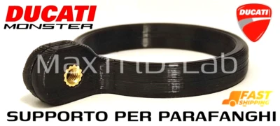 Ducati Monster: Kit 4pz ⭐SUPPORTI PER PARAFANGO ANTERIORE 💎 - Imagen 1 de 4