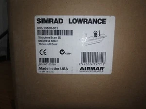 Simrad, Lowrance Dual 3D Thru-Hull StructureScan® Transducers with Fairing Block - Foto 1 di 5