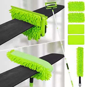 Ceiling Fan Cleaner Duster with 75 Extension Pole Flexible for Blades Reusable - Picture 1 of 1