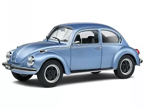VW Volkswagen Beetle 1303 Sport Bug 1974 blue diecast model car 0520 Solido 1:18 - Picture 1 of 7