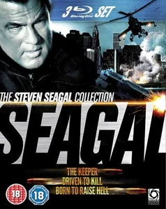 STEVEN SEAGAL BLU RAY COLLECTION THE KEEPER / DRIVEN TO KILL/ BORN TO RAISE HELL - Picture 1 of 2