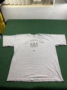 2000 US Olympic Team Men’s Xl Adidas Sydney Australia Gray short Sleeve T Shirt - Picture 1 of 8