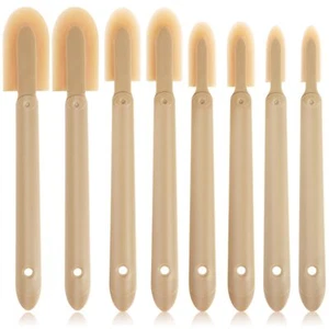 8 Pcs Grout Caulk Finishing Tool Silicone Caulking Tool Rubber Spatula Spreader - Picture 1 of 8