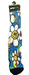 PSD Dayzees Wear Your Life Mens Crew Socks Shoe Size 6-12.5 Cushion Arch Support - Picture 1 of 11