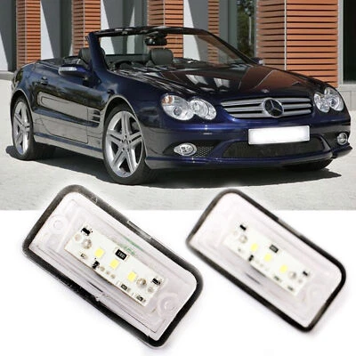 Kennzeichenleuchte Mercedes SL R230 geschraubt Wagennummer licht - Bild 1 von 4