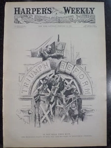 Senatorial Strikers Rebellion Boss David Hill New York Harper's Weekly 1894 - Picture 1 of 1