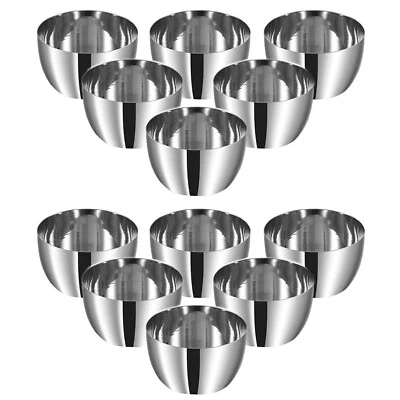 Stainless Steel Premium Bowl (8.5cm diameter) - Set of 12 Pcs  - Image 1 of 4